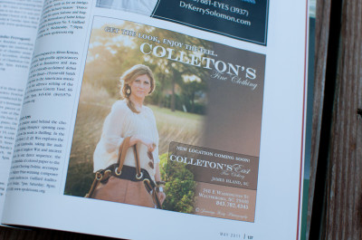 Ad's for Colleton's East - Jennings King Photography