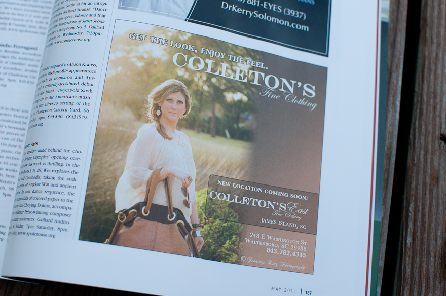 Ad’s for Colleton’s East – Jennings King Photography