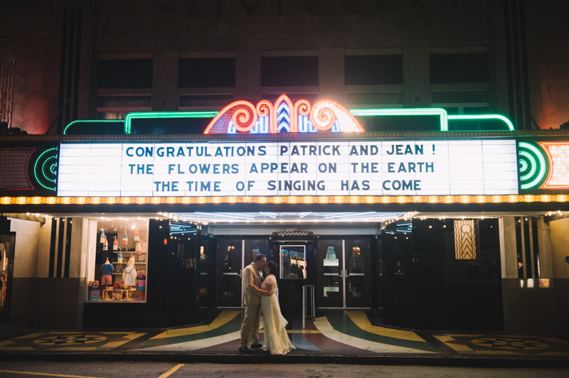 0077_Jean and Patrick Riviera theater wedding {Jennings King Photography}